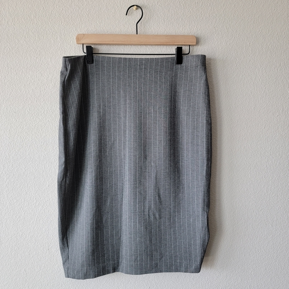 EXPRESS PENCIL SKIRT | GREY | SIZE L | NEW